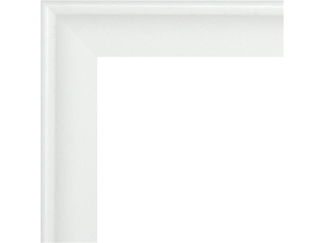 30mm 'Duo Small' White FSC 100% Frame Moulding